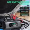 Portable Car Battery Jump Starter And Wireless Vacuum Cleaner With Air Compressor.