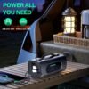 Portable Car Battery Jump Starter And Wireless Vacuum Cleaner With Air Compressor.